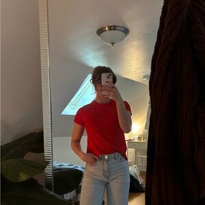 A New Day Vibrant Red Top